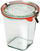 Set kavanozësh qelqi Weck Quadro, 545 ml, 6 copë, transparent