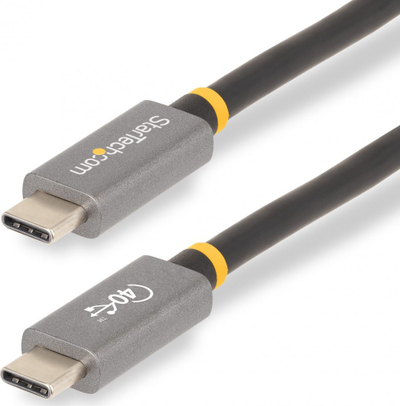 Kabllo USB4 StarTech.com, USB C në USB C, 1m, 40 Gbps, 100W, e zezë