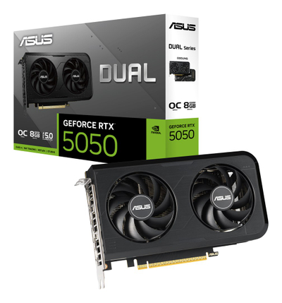 Kartelë grafike ASUS Dual NVIDIA GeForce RTX 5050 8 GB OC