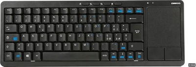 Tastierë Omega OKB004BES, wireless, ES, e zezë