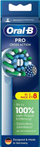 Koka zëvendësuese furçe Oral B Pro CrossAction, fijet X-shaped, të bardha