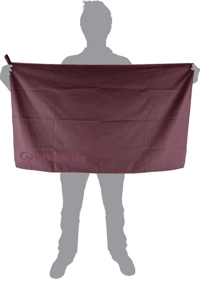 Peshqir udhëtimi Lifeventure Trek Towel X Large, 130x75cm, thahet shpejt, i kuq currant