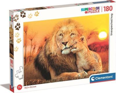 Puzzle Clementoni Unexpected Hug, 180 copa, 48.5 x 33.5 cm, shumngjyrësh