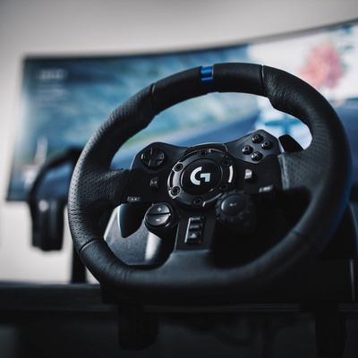Комплет за волан и педали Logitech G923 PS4 / PS5 / PC