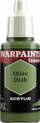 Ngjyrë akrilike The Army Painter Warpaints Fanatic Olive Drab, 18 ml, jeshile ushtrie