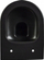 Set kompakt WC muri Vilarte Wall Hung Black Mel, 49cm, rimless, i zi