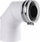 Adapter oxhaku SpiroFlex VK 60/100, këndor, i bardhë