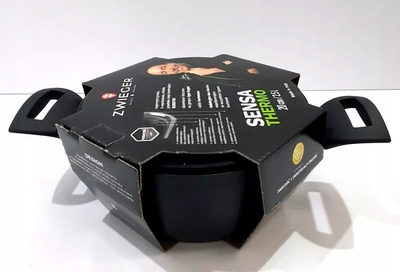 Tengere Zwieger Sensa Thermo, 20cm, alumini, e zezë