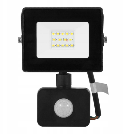 Reflektor LED BEMKO, 10W, 900 lm, neutral i bardhë me sensor lëvizjeje