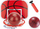 Set mini basketbolli për fëmijë, tabelë 27 cm, rreth 15 cm, e kuqe