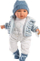 Kukull bebe Llorens Baby Enzo 42405, 42 cm, me tinguj, trup prej materiali tekstil