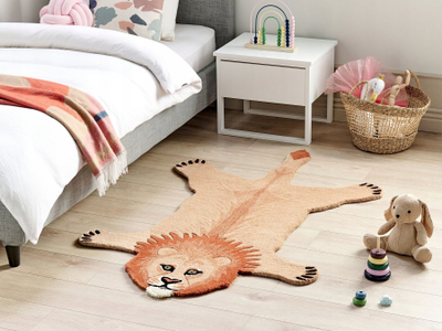 Tapet për kalamaj MUFASA Lion, lesh, 100x160 cm, bezhë