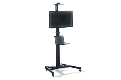 Karrocë me rrota për TV Digitus DA-90370, 37"-70", deri 50 kg, me rafte, e zezë