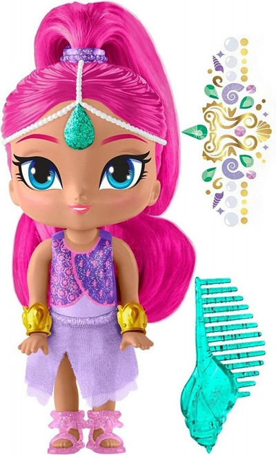 Kukull Nickelodeon Shimmer and Shine Shimmer, 6\", me aksesorë, rozë