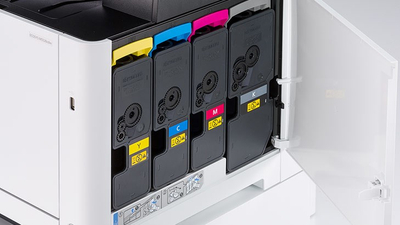 Мултифункционален печатач Kyocera ECOSYS M5526cdw, ласерски во боја, A4, Wi‑Fi, бел