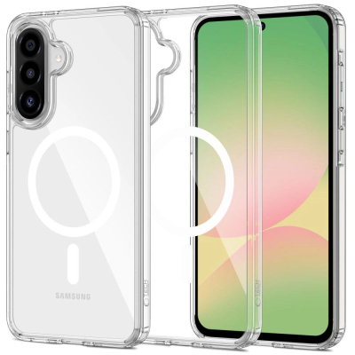 Футрола за телефон Tech-Protect Flexair Hybrid за Samsung Galaxy A56 5G, проѕирна, со MagSafe