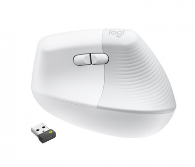 Maus wireless Logitech Lift, i bardhë
