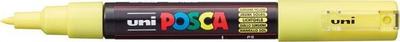 Marker Posca Uni-Ball PC-1M, majë e hollë 0.7 mm, Sunshine Yellow