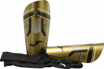 Штитници за нозе Joma J Pro, EVA 6mm, со компресивна навлака, жолто црни