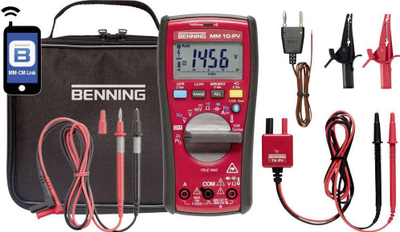 Multimetër dorëmbajtur Benning MM 10-PV, 6000-count, CAT IV 600V