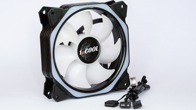 Set ventilatorësh PC 1stCOOL AURA EVO 4 ARGB, 3x 120mm, me kontrollor dhe telekomandë, i zi