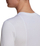 Bluzë kompresuese adidas TechFit Compression GU7334, me mëngë t’gjata, për burra, e bardhë