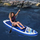 Dërrasë SUP me fryrje Bestway Hydro Force Oceana, set me lopatë dhe ulëse, blu e bardhë
