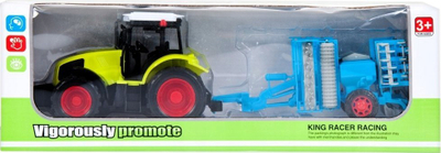 Lodër traktor Mega Creative, me aksesorë, pull back