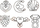 Set krijimi Leantoys Stained Glass, 6 varëse për ngjyrosje, transparente