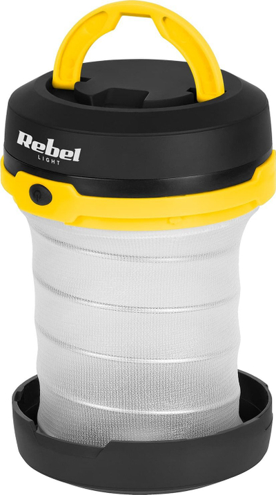 Lampë kempingu Rebel URZ0943, LED, e palosshme, portokalli