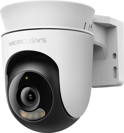 Kамера за сигурност Mercusys MC510, 2K QHD 2304 x 1296, безжична мрежа, IP65, бела
