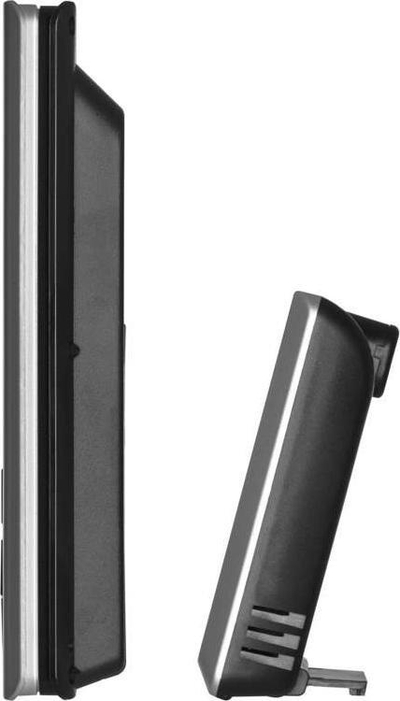 Termometër wireless EMOS E0107T, me ekran LCD, sensor jashtë, ngjyrë argjendtë me të zi
