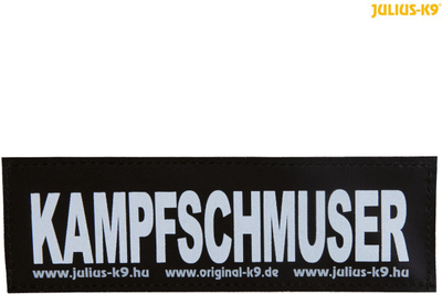 Sticker me ngjitje Julius K9 IDC Power, set 2 copë, madhësi S edhe L, reflektues