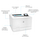 Печатач HP Color LaserJet Enterprise M455dn, ласерски во боја, бел