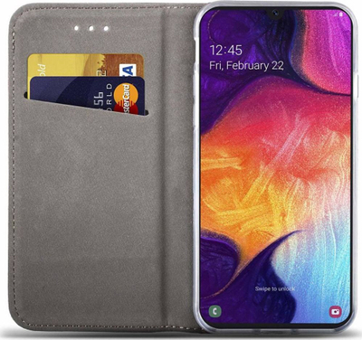 Mbulesë telefoni Gegeszoft Flip Cover për Samsung Galaxy S22 SM-S901, silikoni, ngjyrë ari