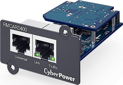 Kartë rrjeti CyberPower RMCARD400, Gigabit Ethernet, 2x RJ45, gri