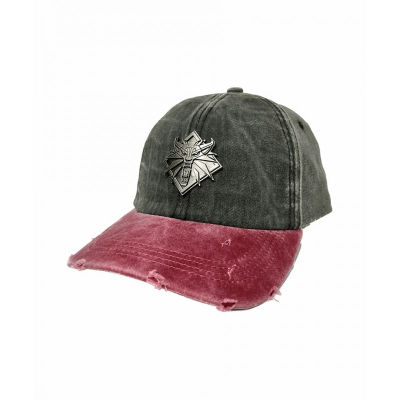Kapelë baseball Good Loot The Witcher 3 Vintage, pambuk, një masë, gri me burgundy