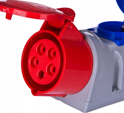 Електричен сет TAREL 1x16A 5P 400V, излез 230V, сив