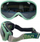 Syze ski KITZ 5091, Antifog, unisex, të zeza jeshile