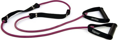 Litar për ushtrime Tiguar Tubing Double Tube, 125cm, vjollcë