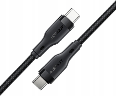 Kabllo USB-C në USB-C Acefast C8-03, 60W 3A, 1.2m, e zezë