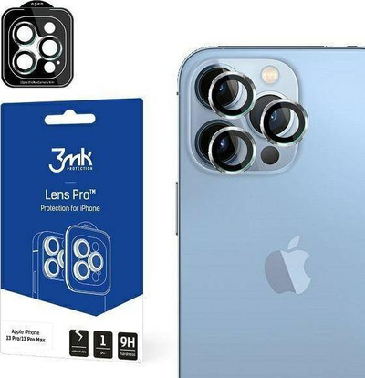 Mbrojtës kamere 3MK Lens Protection Pro për iPhone 13 Pro / 13 Pro Max, transparent