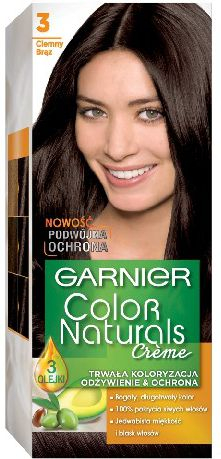 Ngjyrë për flokë Garnier Color Naturals Creme, nr. 3 Dark Brown