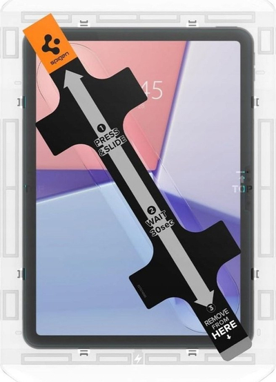 Xham mbrojtës Spigen Glass tR EZ Fit, iPad Air 13" 2024, 9H, transparent