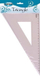 Trekëndësh plastik Centrum 80728, 23cm, transparent