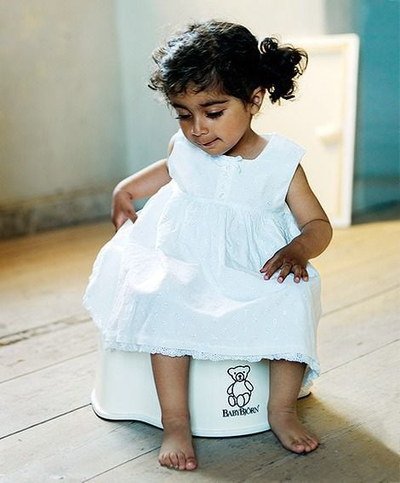 Karrige potje BabyBjorn Potty Chair, ergonomike, e gri