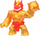Figurë aksioni Heroes of Goo Jit Zu Crunchy Blazagon, Smash Strikers, e mbushur me goo