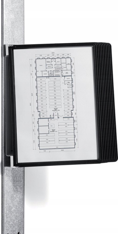 Panel magnetik për afishim Durable VARIO Wall 10, A4, i zi
