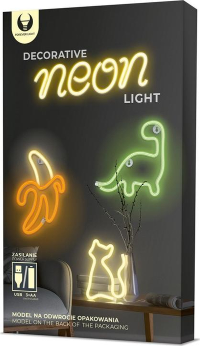 Dritë dekorative LED Forever Light Saturn, neon, blu edhe e verdhë
