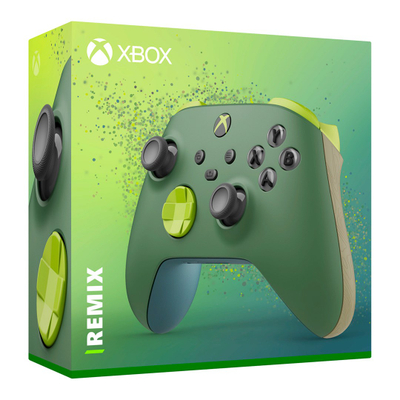 Гејмпад Microsoft Xbox Remix Special Edition, Bluetooth USB, за Xbox и PC, зелен